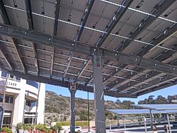 Steel Structural Channel Solar Cantilever Shelter
